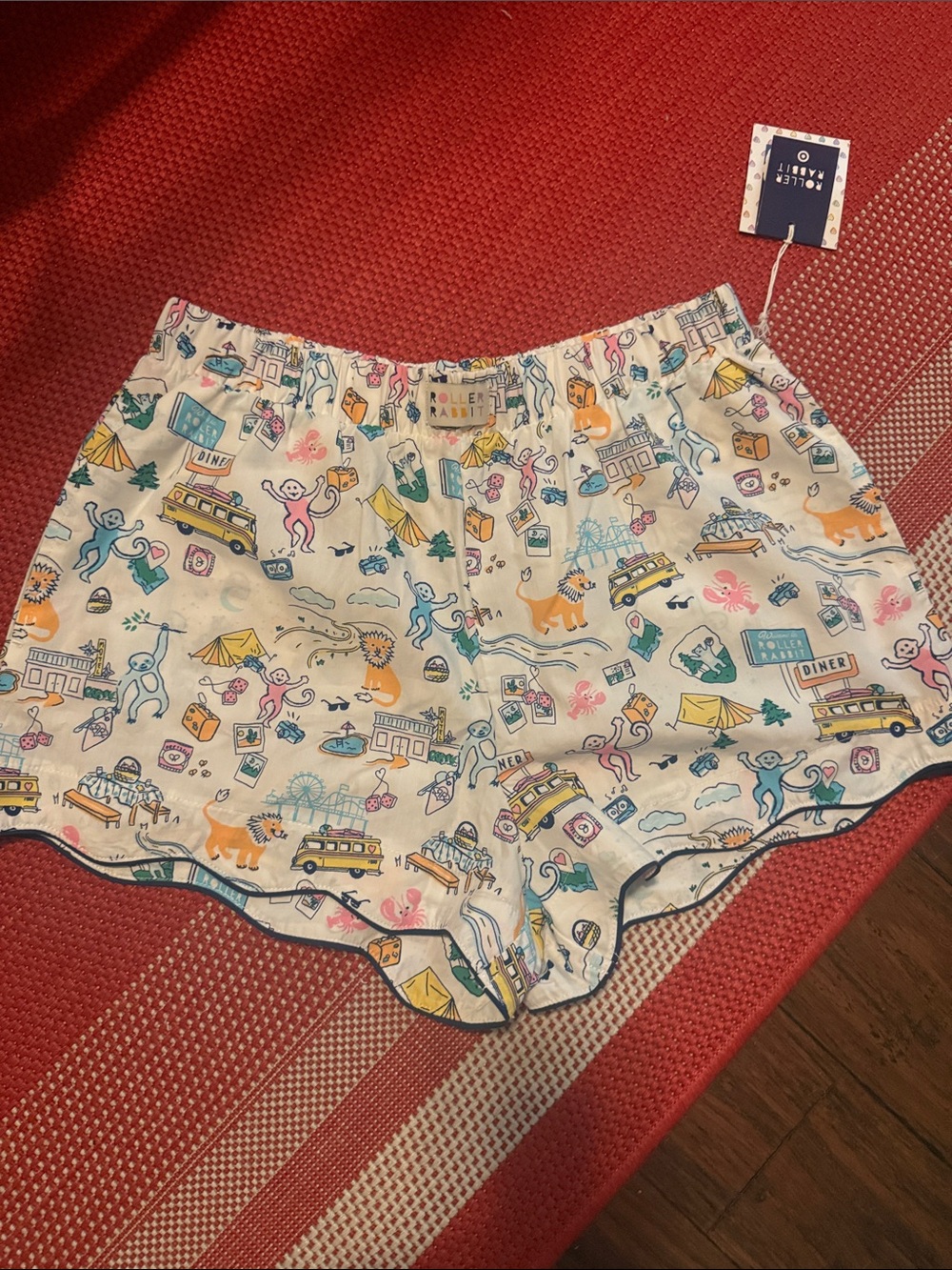 Roller Rabbit Target women’s boxer sleep shorts NWT M